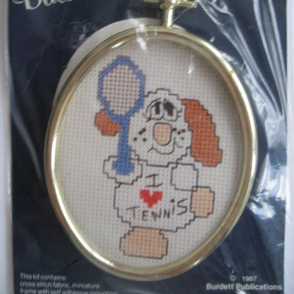 Lot of 5 Vintage 1987 Dale Burdett Framed Country Cross Stitch Kits NEW SEALED - Picture 7 of 12